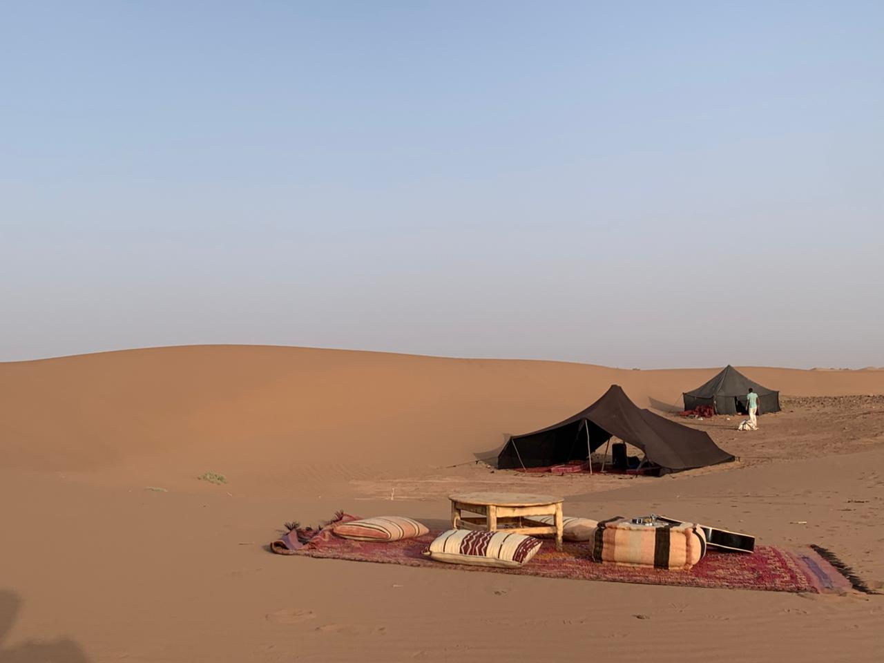 Coucher de soleil désert